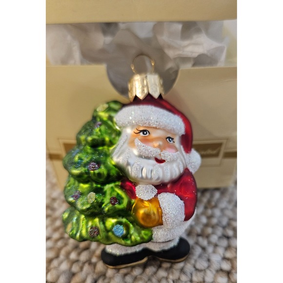 Impulsive Other - Vintage Mouth Blown Glass Santa Claus Christmas Ornament Impuls Poland 3"